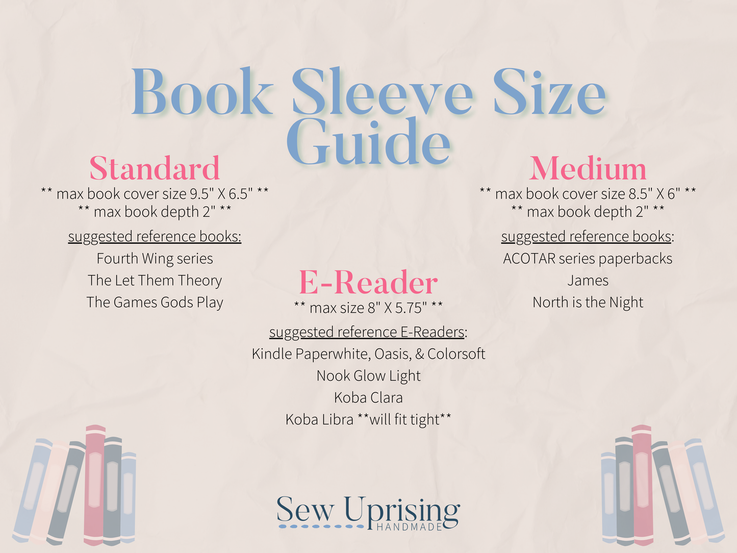 English Garden Meadow Cream Fabric E-Reader and Book Sleeve