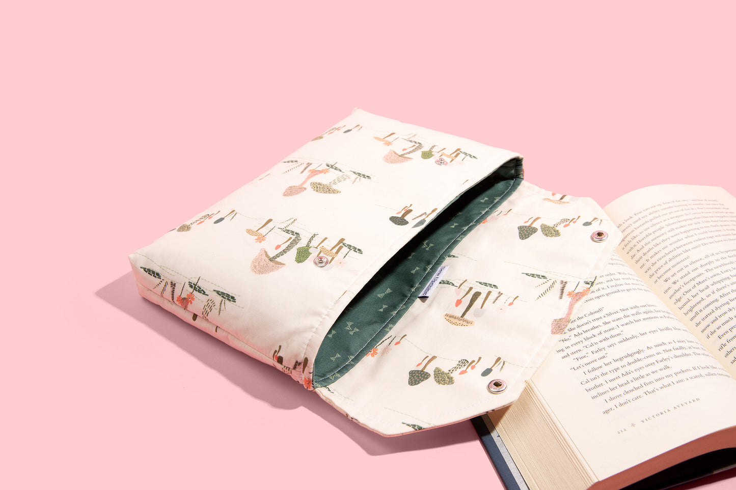 Pretty Mushrooms E-Reader and Book Sleeve