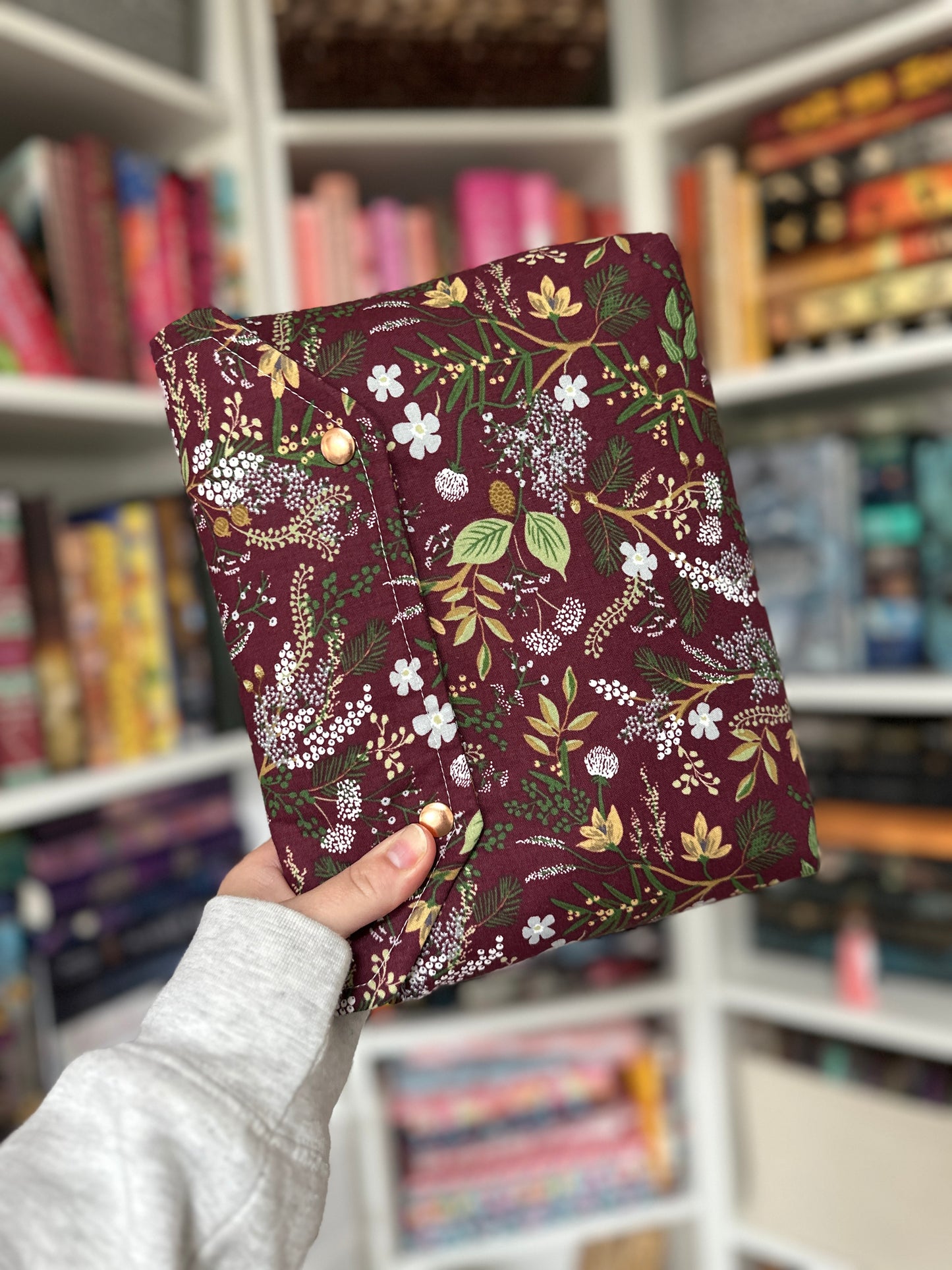 Spring Velvet Vines Book Sleeve and E-Reader Sleeve