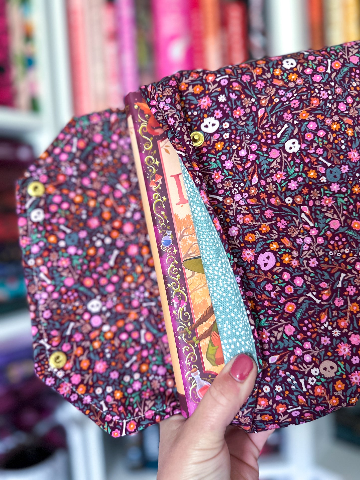 Floral Haunts E-Reader and Book Sleeve