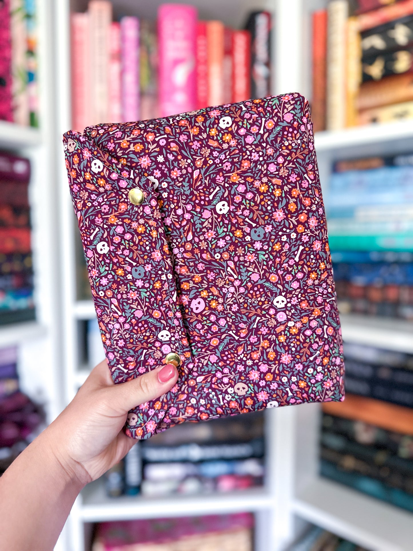 Floral Haunts E-Reader and Book Sleeve