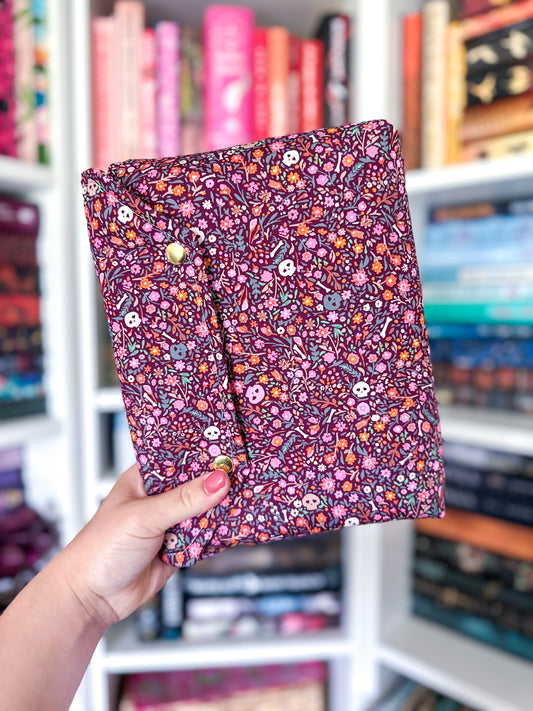 Floral Haunts E-Reader and Book Sleeve