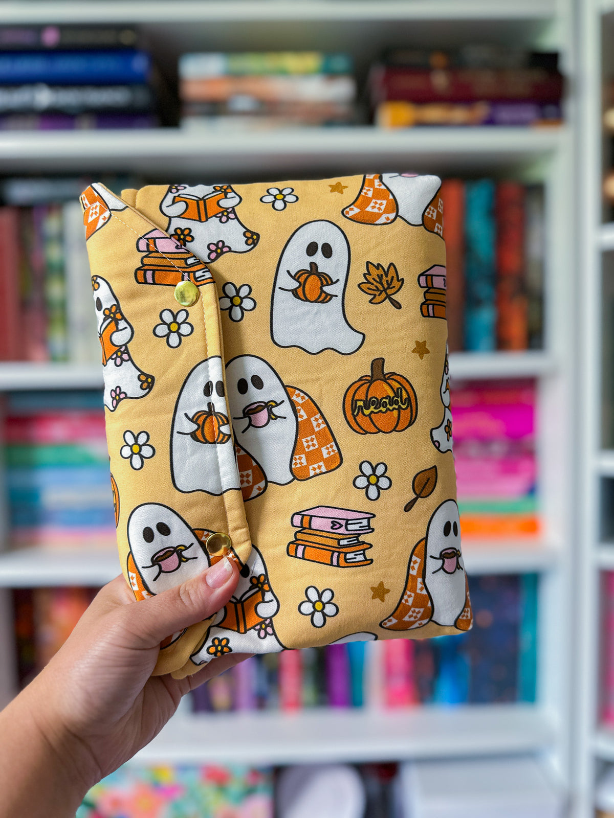 Reading Ghosts Padded Book and E-Reader Sleeve