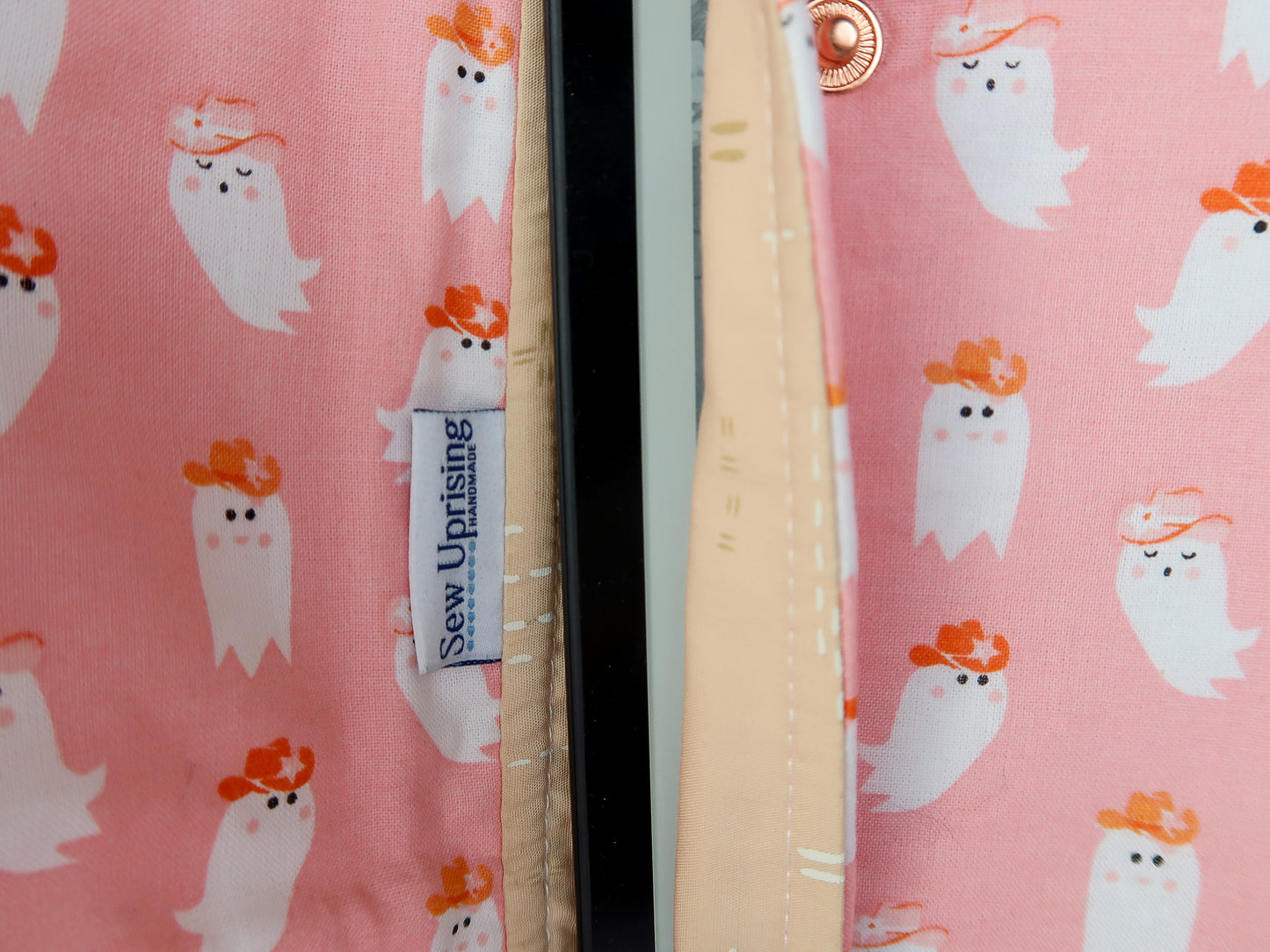 Ghost Cowgirl Deluxe Double Snap Book Sleeve