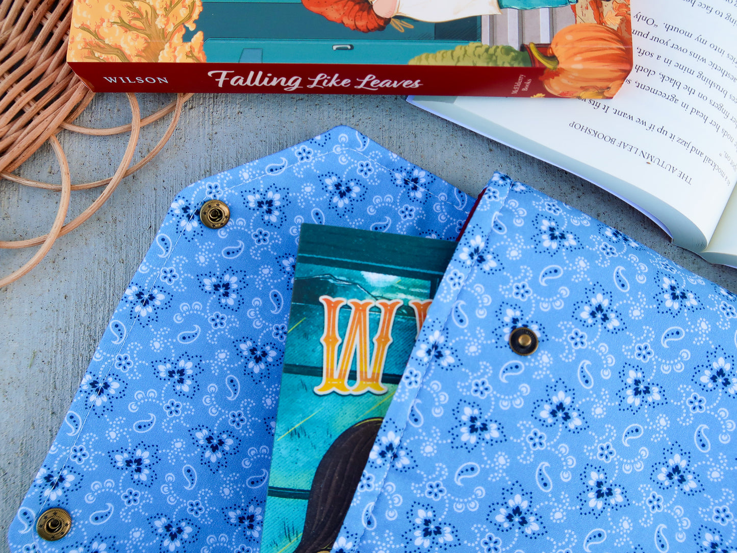 Prairie Paisley Deluxe Double Snap Book Sleeve