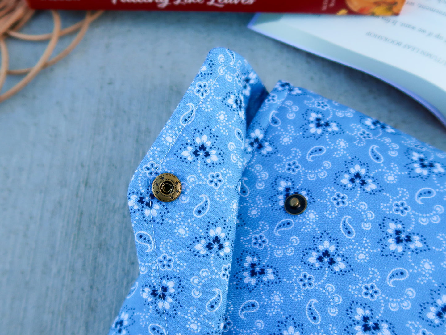 Prairie Paisley Deluxe Double Snap Book Sleeve