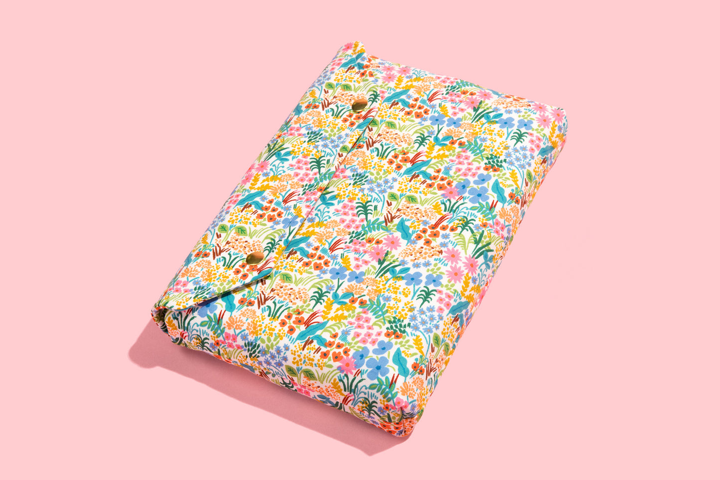 English Garden Meadow Cream Fabric E-Reader and Book Sleeve