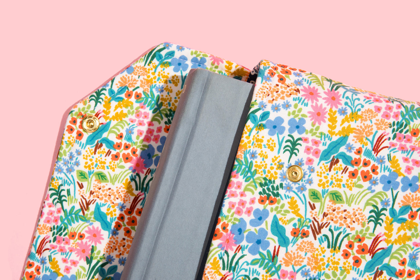 English Garden Meadow Cream Fabric E-Reader and Book Sleeve