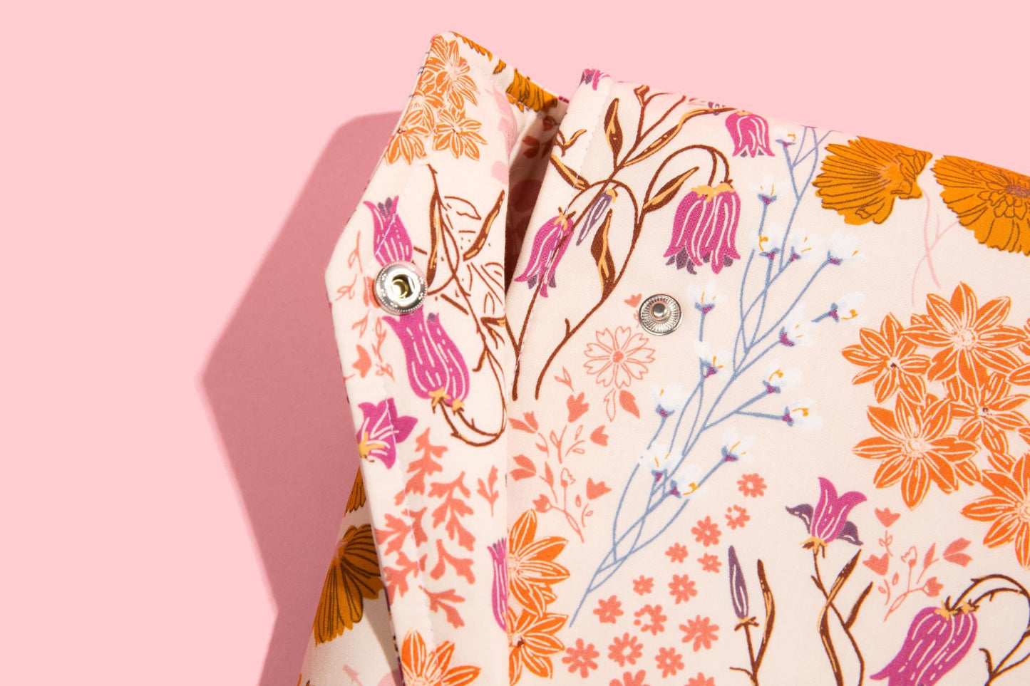 Envelope Book Sleeve with Closure Deluxe Book Sleeve Full cover High End Custom Gift BookTok Floral Designer Cream Bluebell Protective book