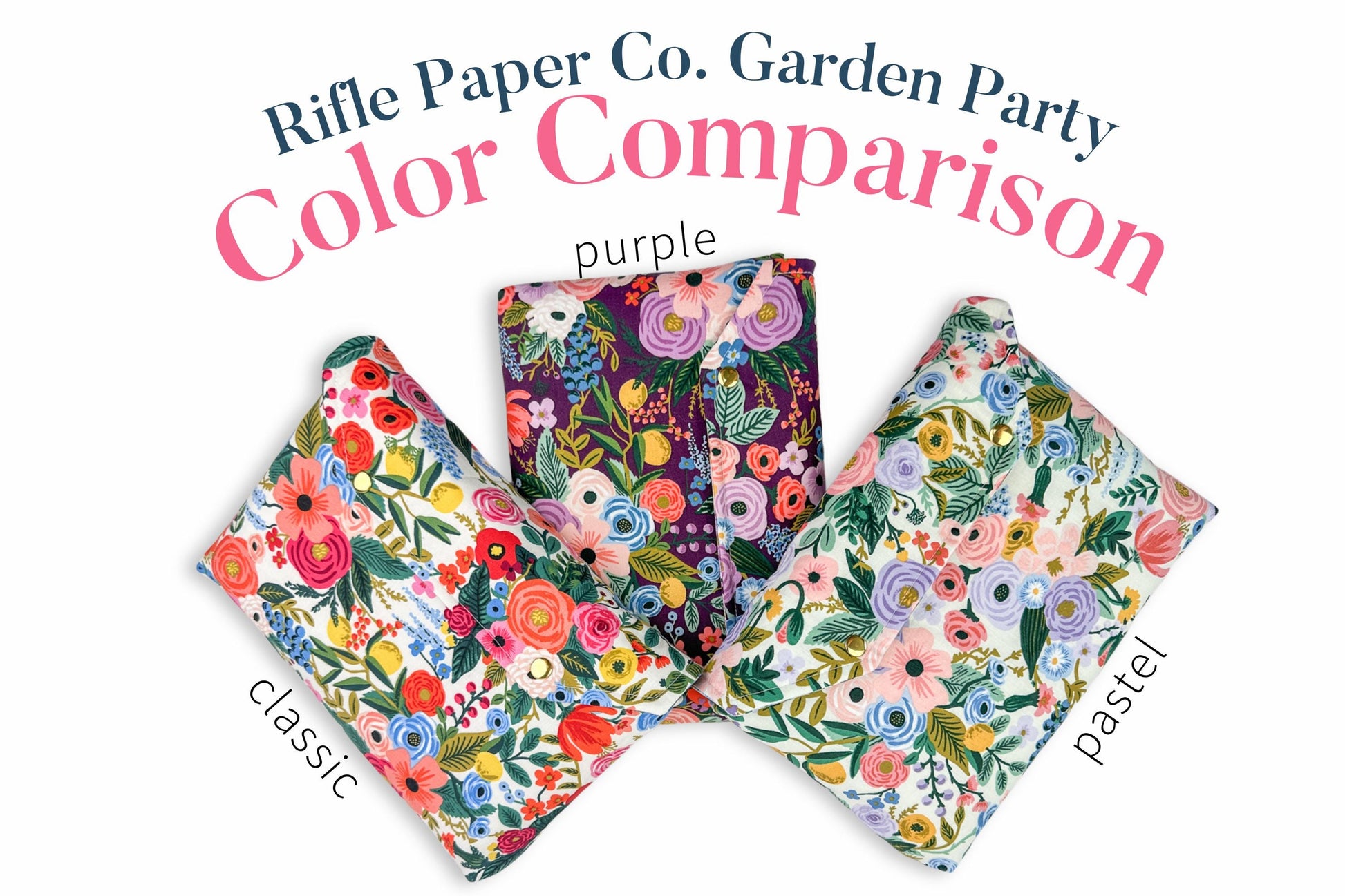 Envelope Book Sleeve with SNAP Closure Deluxe Book Sleeve Full Cover Kindle Booktok Rifle Paper Company garden party preppy - CLASSIC