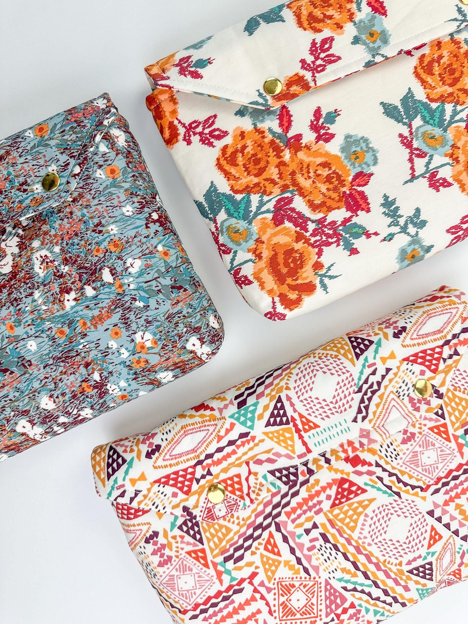 Envelope Book Sleeve with SNAP Closure Deluxe Book Sleeve Full Cover Protective Kindle Case Booktok Desert Texas Rose Southwest Tumbleweed