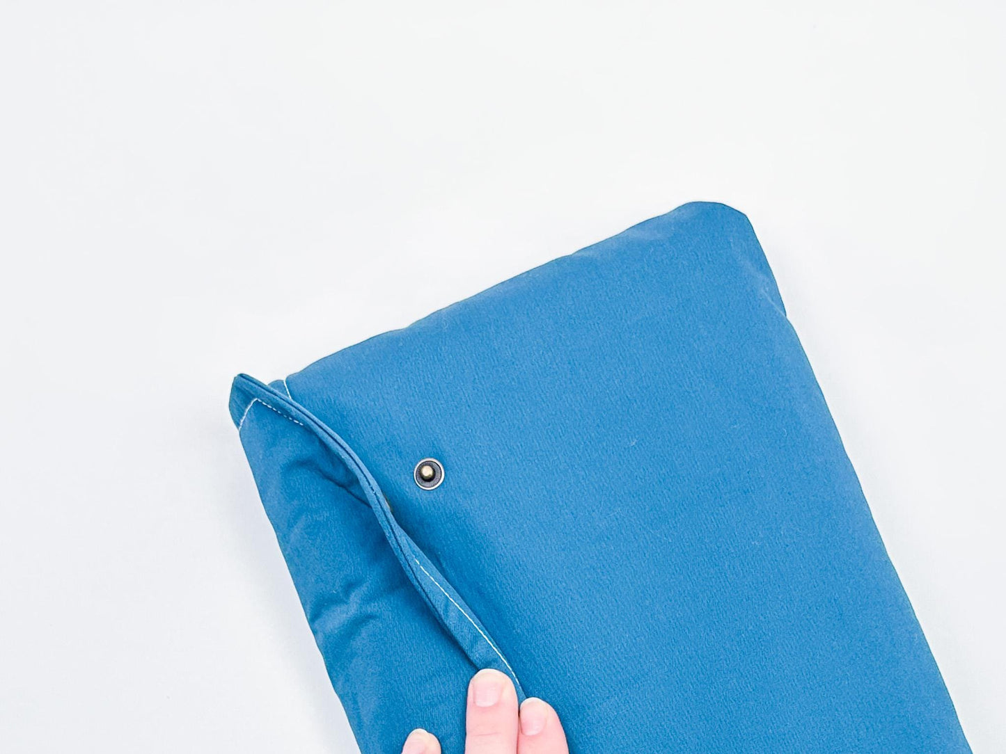 Envelope Book Sleeve with Closure Deluxe Book Sleeve Full cover High End Custom Gift BookTok Floral Designer Cream Men Protective book Denim