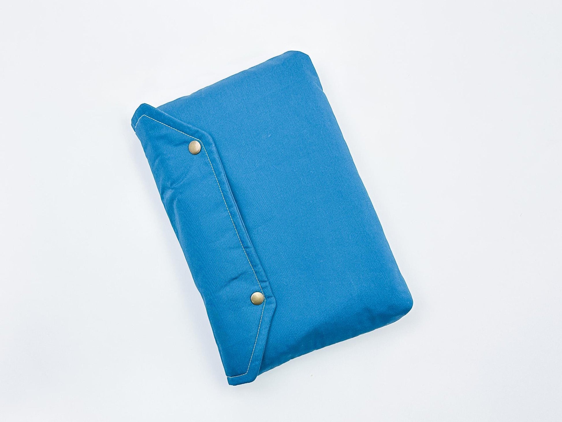 Envelope Book Sleeve with Closure Deluxe Book Sleeve Full cover High End Custom Gift BookTok Floral Designer Cream Men Protective book Denim