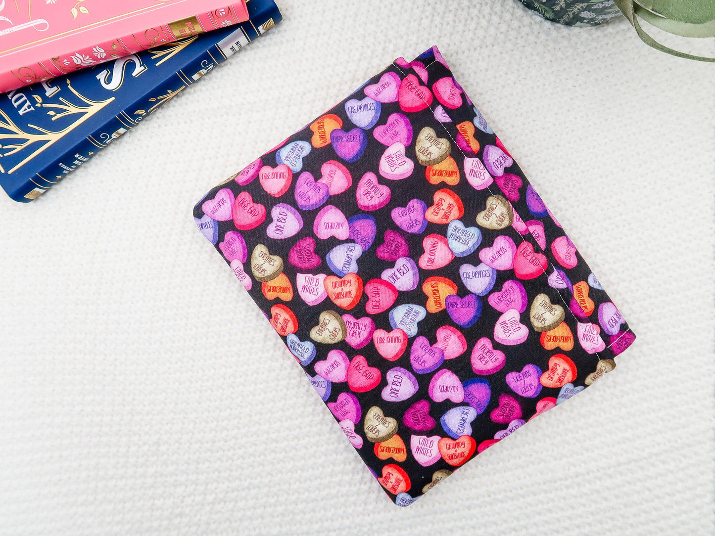 Envelope Book Sleeve with Secure Snap Closure BookSleeve Full cover High End Custom Gift BookTok Floral Designer Protective Romantasy Trope