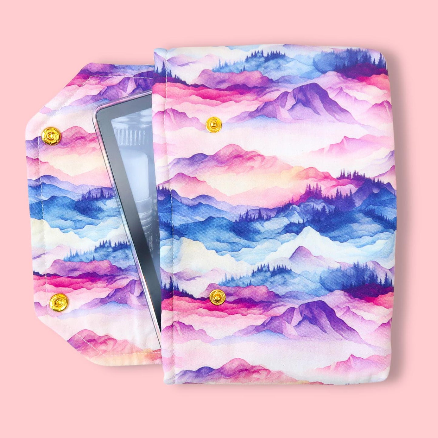 Protective padded book sleeve with secure double snap closure. Kindle Sleeve, Book Sleeve, Paperwhite, Oasis, Colorsoft case, EReader