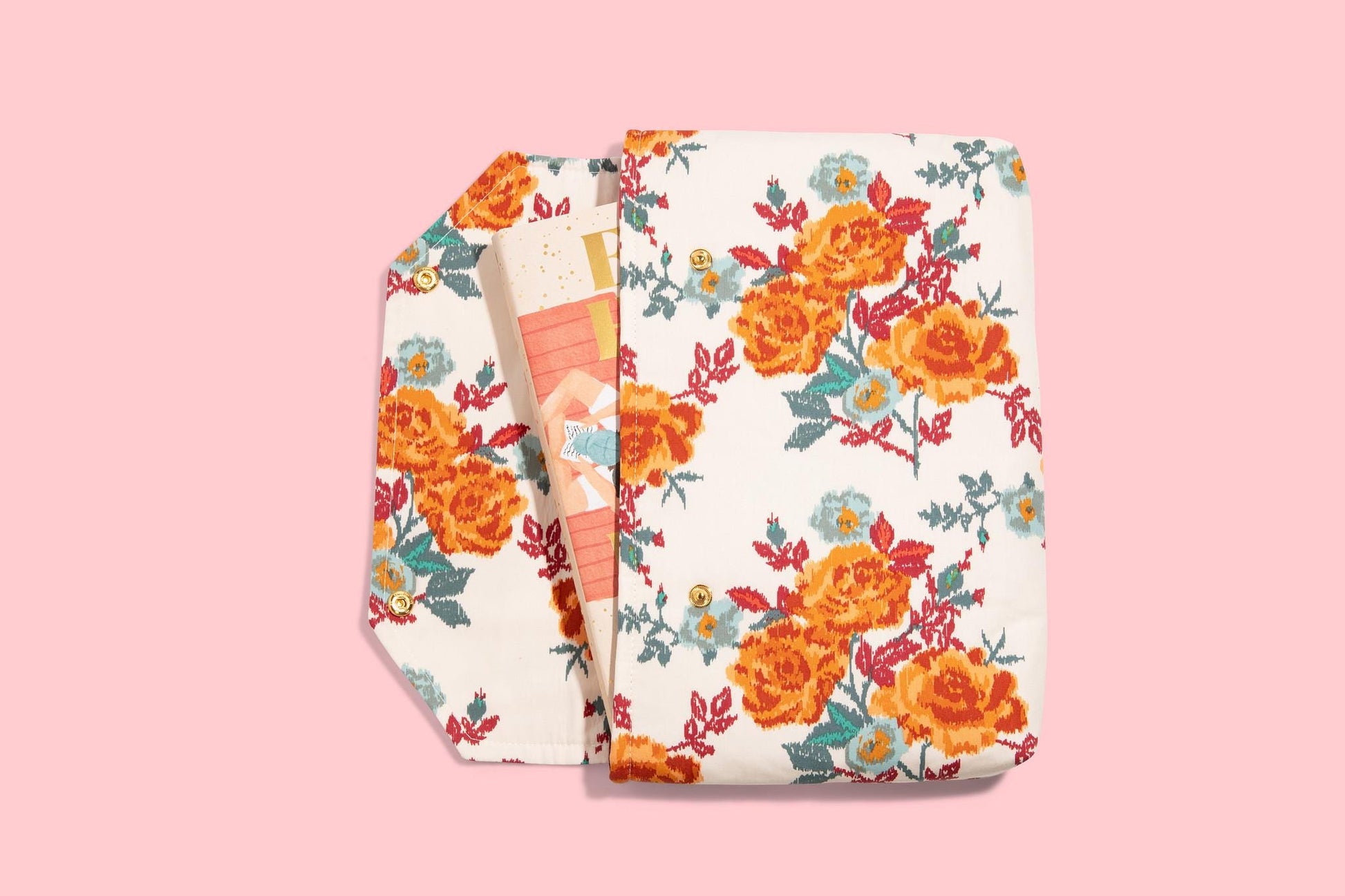 Envelope Book Sleeve with SNAP Closure Deluxe Book Sleeve Full Cover Protective Kindle Case Booktok Desert Texas Rose Southwest Fall