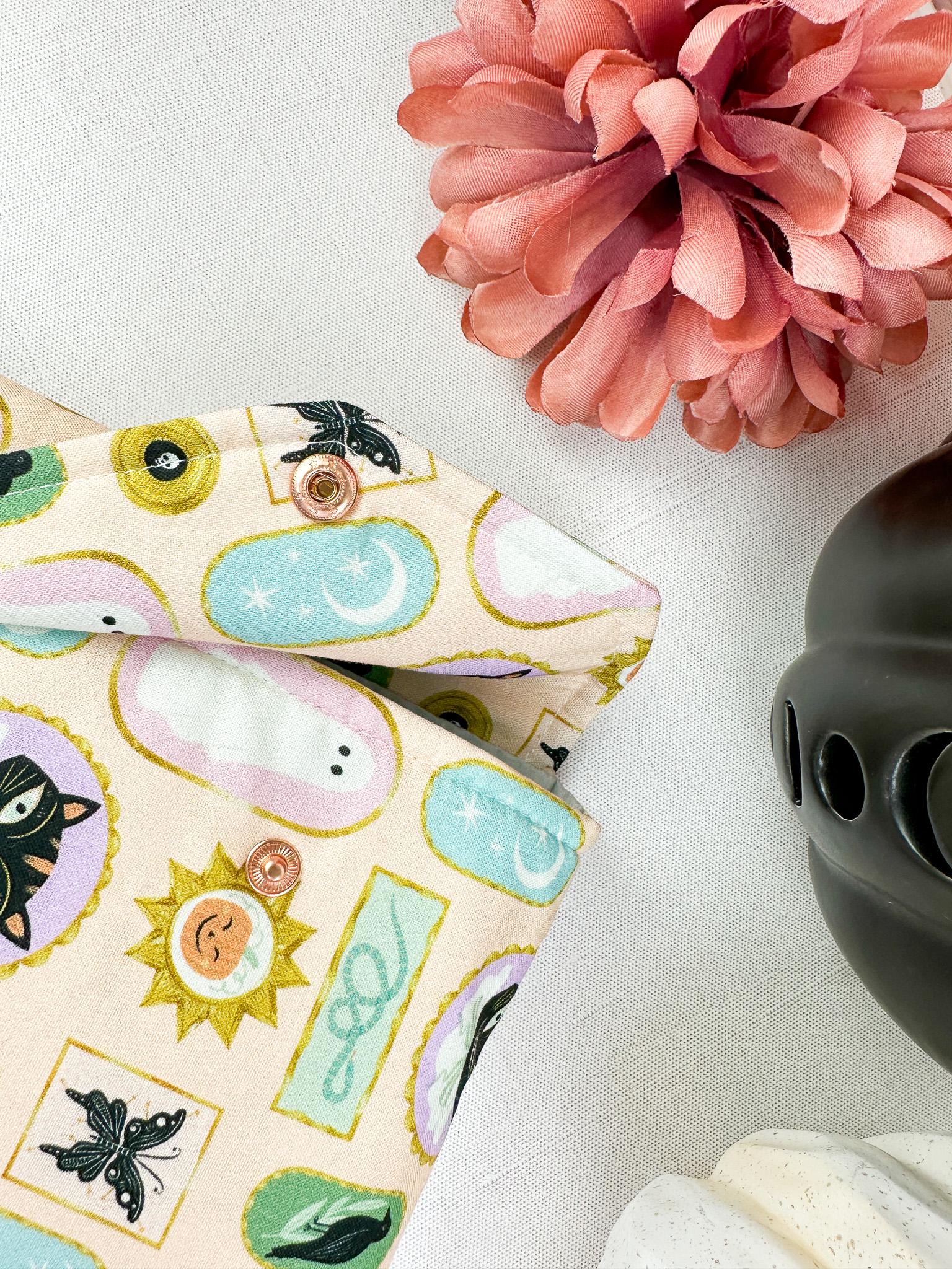 Framed Fright Fall Halloween padded protective book sleeve with secure snap closure for paperbacks hardcovers and e-readers like kindle