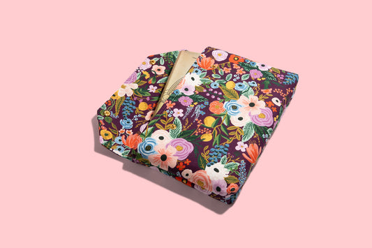 Rifle Paper Company Garden Party Fabric E-Reader and Book Sleeve - Purple