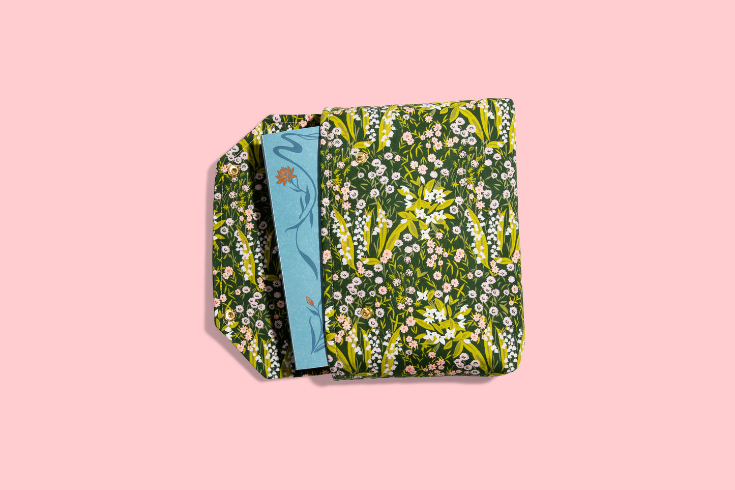 Lily of the Valley Fabric E-Reader and Book Sleeve