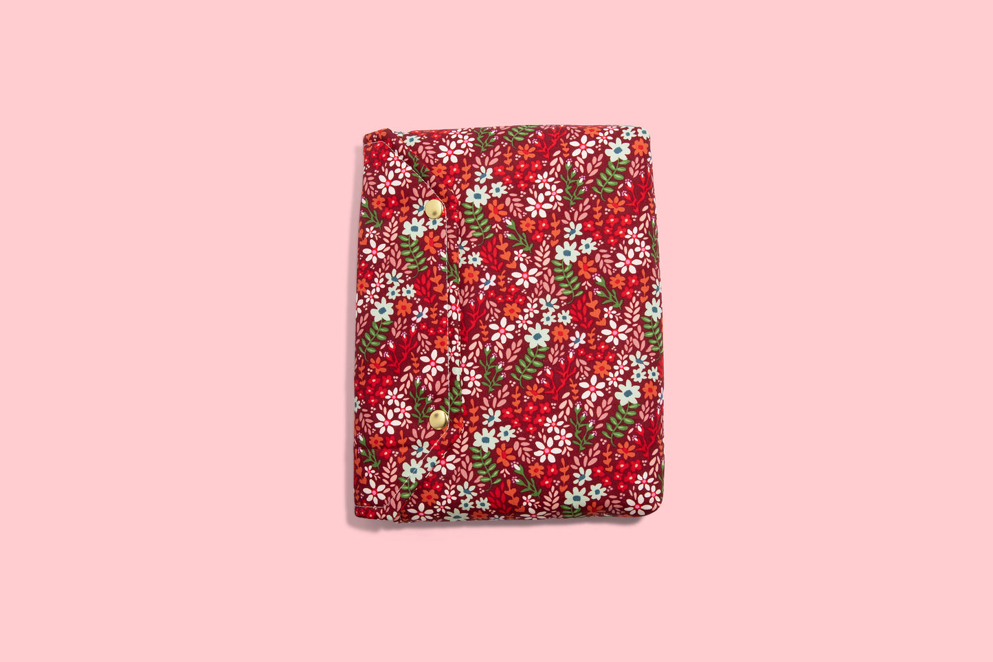 Christmas Floral Fabric E-Reader and Book Sleeve