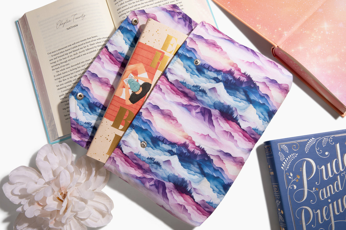Misty Mountains  Fabric E-Reader and Book Sleeve